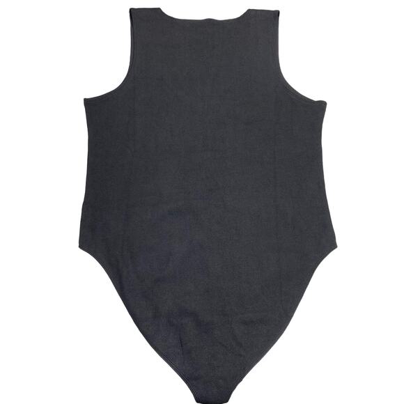 NWT GOOD AMERICAN The Feel Good Bodysuit Sz 4XL Black - Picture 10 of 10
